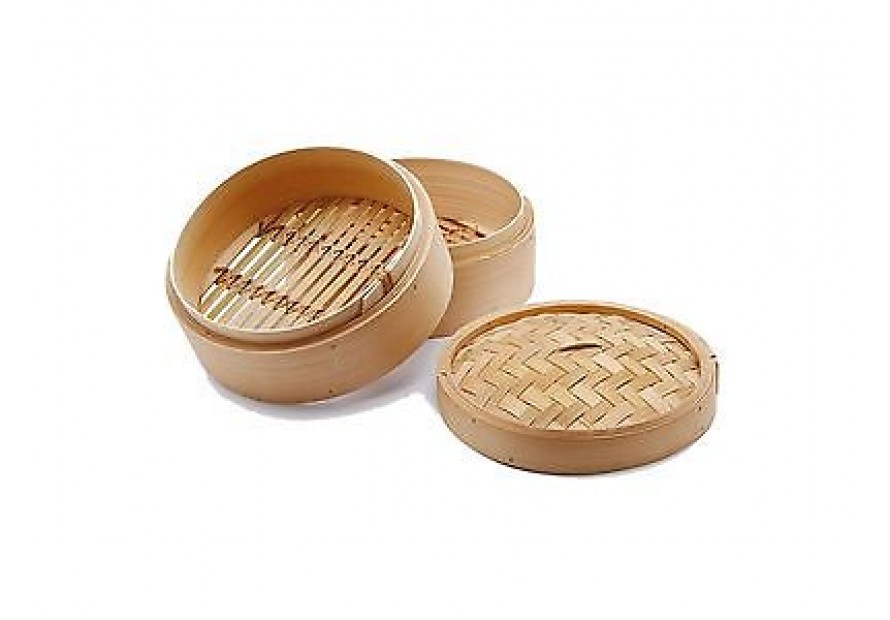 CUOCIVAPORE VAPORIERA CUOCI COTTURA VAPORE BAMBOO BAMBÃ DIAMETRO 25,5 CM